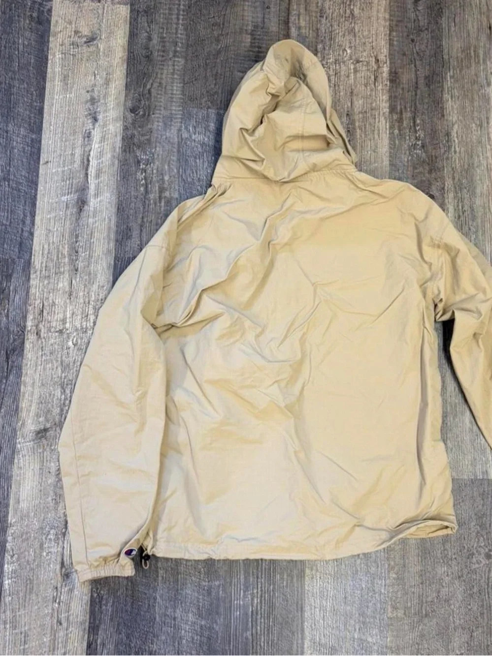 Champion Lightweight Hooded Anorak Jacket - Beige